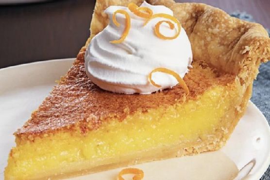 Tangerine Chess Pie