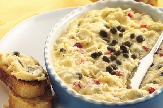 Tangy Hot Cheese and Caper Spread