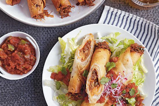 Taquitos With Pork Picadillo