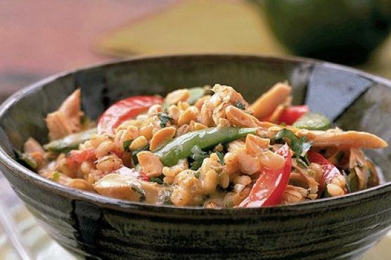 Thai Chicken Barley Risotto