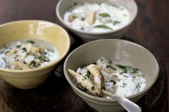 Thai-Style Chicken and Rice Soup