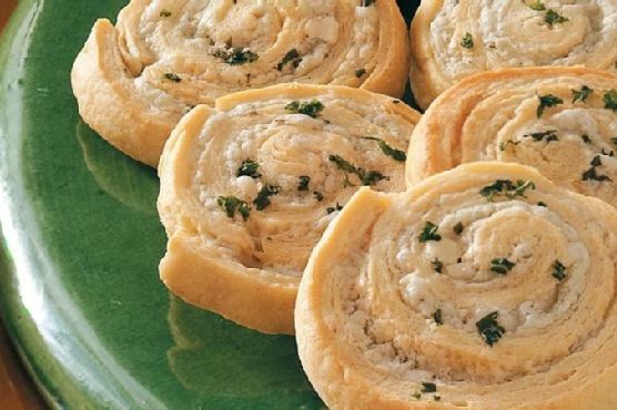 Three-Cheese Crescent Pinwheels