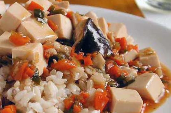 Tofu and Mushrooms
