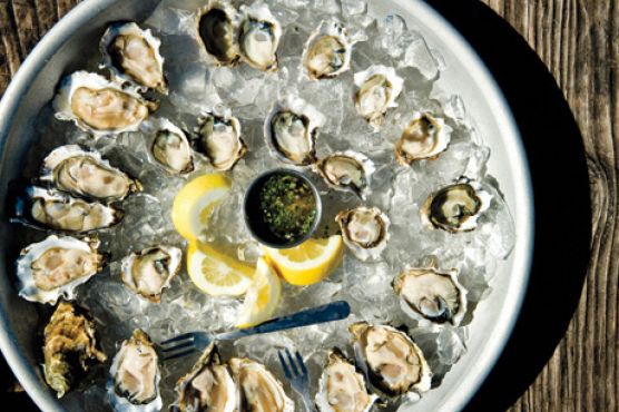 Tomales Bay Oysters Rockefellar