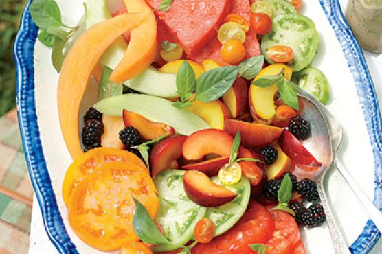 Tomato-and-Fruit Salad