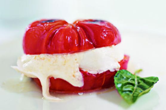 Tomato and Mozzarella Burger