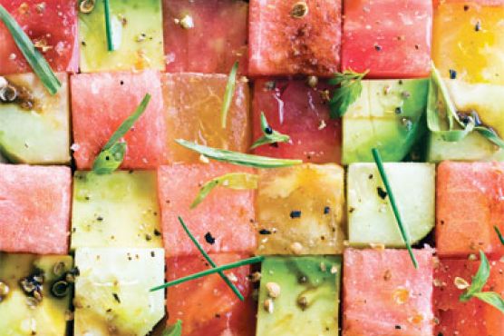 Tomato and Watermelon Salad