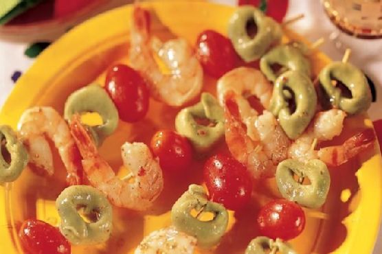 Tortellini-Shrimp Kabobs