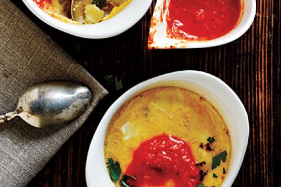 Tortilla Español with Romesco Sauce