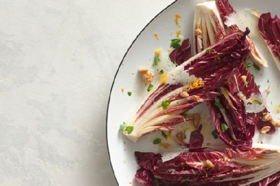 Treviso Salad with Orange Vinaigrette and Manchego
