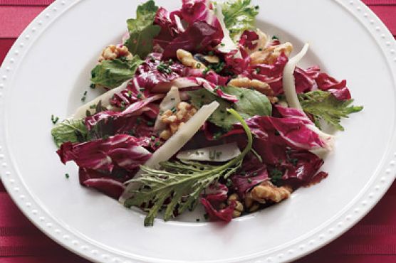 Treviso, Walnut, and Gruyère Salad