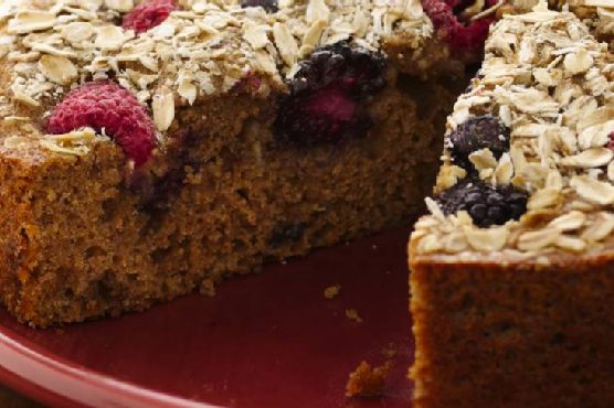 Triple-Berry Coffee Cake (White Whole Wheat Flour)