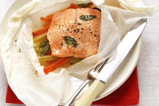 Trout en papillote