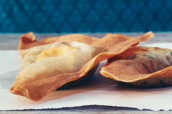 Tunisian Tuna-and-Egg Turnover