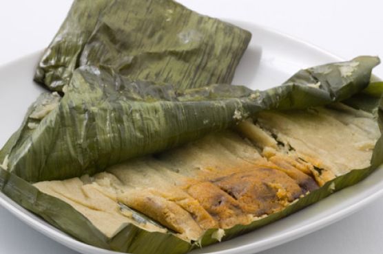 Turkey Tamales with Mole Negro
