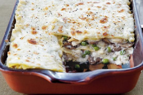 Turkey Tetrazzini Lasagna