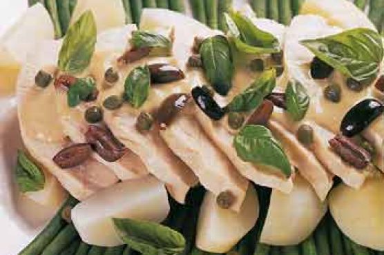 Turkey Tonnato with Potatoes and Green Beans