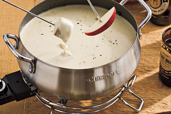 Two-Cheese-and-Honey Fondue