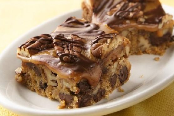 Ultimate Turtle Cookie Bars