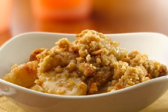 Vanilla-Ginger-Pear Crumble