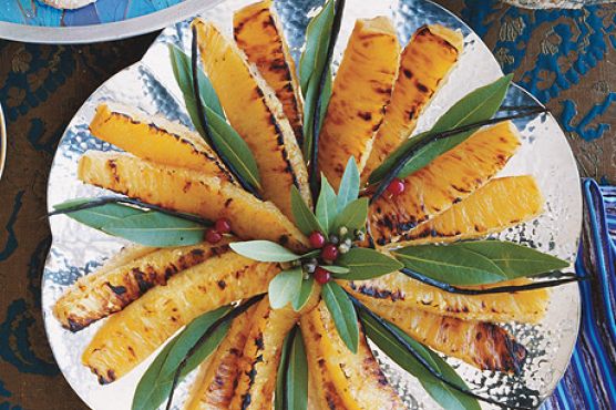 Vanilla-Poached Pineapple