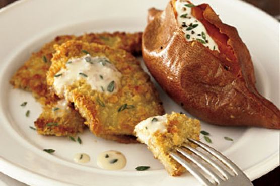 Veal Cutlets with Thyme Butter Sauce