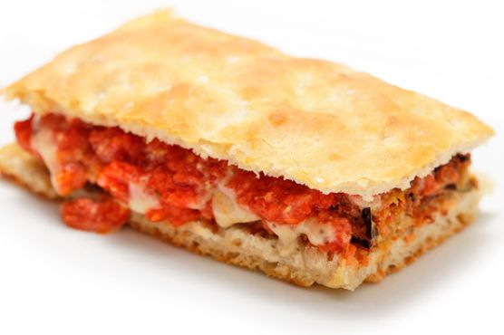 Vegan: Fried Eggplant Sandwich with Eggplant Mayo