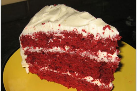 Waldorf Astoria Original Red Velvet Cake with Cooked Icing