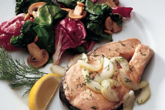 Warm Greens with Balsamic Vinaigrette