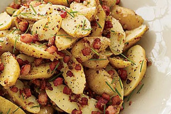 Warm Potato Salad with Pancetta and Brown Butter Dressing