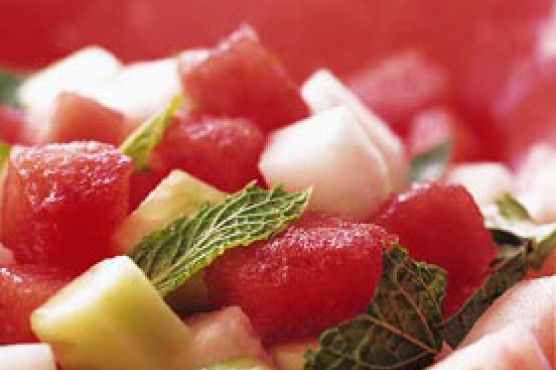 Watermelon, Cucumber, and Jícama Salad