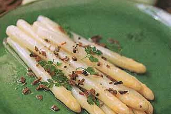 White Asparagus with Truffle Vinaigrette