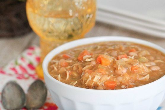 White Bean and Turkey Pumpkin Chili