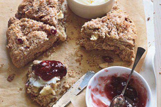 Whole Grain Cranberry-Apple Scones