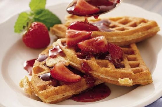 Whole Wheat-Granola Waffles