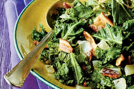 Wilted Kale with Bacon