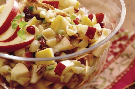 Winter Fruit Pasta Salad
