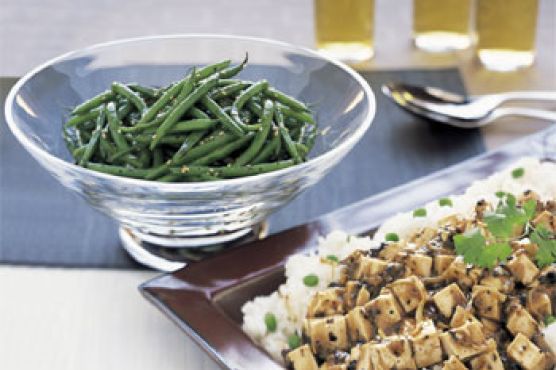 Wok-Seared Sesame Green Beans