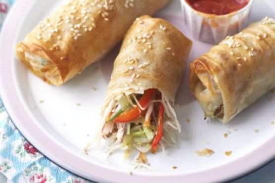 Wrap-your-own spring rolls