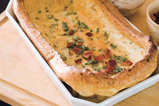 Yorkshire Pudding with Bacon and Sage