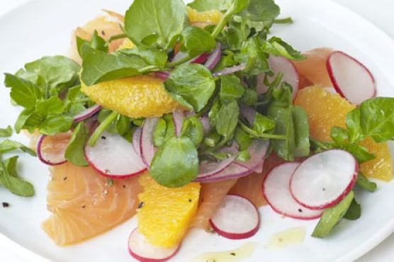 Zingy radish salad